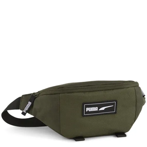 Puma Gürteltasche Deck dark olive - Gürteltasche mit verstellbarem Schultergurt, gepolstertem Rücken und sicherem Reißverschlussfach, ideal für Alltag und Freizeit.