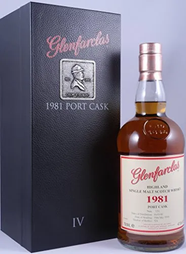 Glenfarclas 1981 35 Years 4. Edition Port Cask Highland Single Malt Scotch Whisky Cask Strength 47,9% aus der limited Six Generations Serie