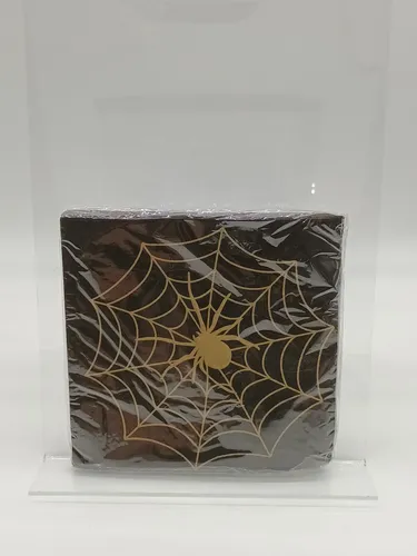 Serviette - Spinnennetz - Halloween - Fasching - 16 Stück - Amscan - 33x33cm