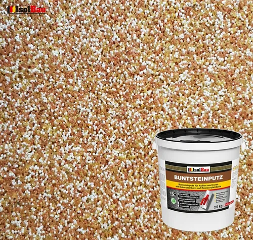 Buntsteinputz Mosaikputz BP 40 (braun, weiss, gelb) 25 kg Absolute ProfiQualität