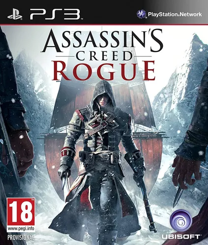 Assassin's Creed Rogue (Essentials) für PS3 - Action-Adventure-Spiel von Ubisoft, mit fesselnder Stealth-Mechanik und ohne Regionalsperre, ideal für Fans der Serie.