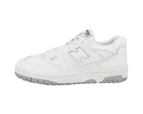 New Balance 550 White Grey BB550PB1 - Vintage Herren-Sneaker - Herren-Sneaker New Balance 550 in Weiß/Grau. Retro-Design mit Leder und Perforationen, perfekt für den Vintage-Trend.
