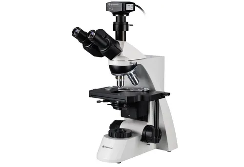 BRESSER Science TRM 301 Mikroskop mit MikroCamII 20 MP - Hochwertiges Auf- und Durchlichtmikroskop mit 20 MP Kamera für detailreiche Aufnahmen. Ideal für den Einsatz in Schulen und Labors. Robustes Aluminiumgehäuse und umfangreiches Zubehör enthalten.