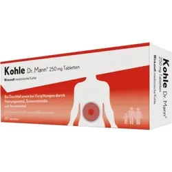 Kohle Dr.Mann 250 mg Tabletten 20 St