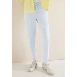 Cecil Washed-Look Hose Diamond Blue S in blau von CECIL