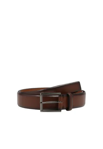 LLOYD Men’s Belts Ledergürtel - Hochwertiger Ledergürtel - Gürtel aus hochwertigem Leder mit bombiertem Design und Kantenfinish, Breite: 3,5cm, kürzbar für perfekten Sitz.