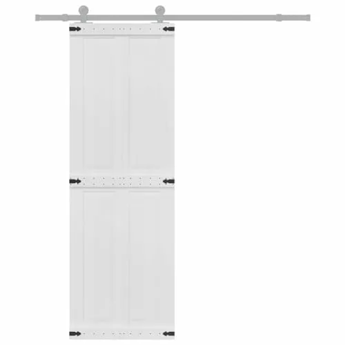 vidaXL Schiebetür Corona Weiß 70 x 210 cm von vidaXL
