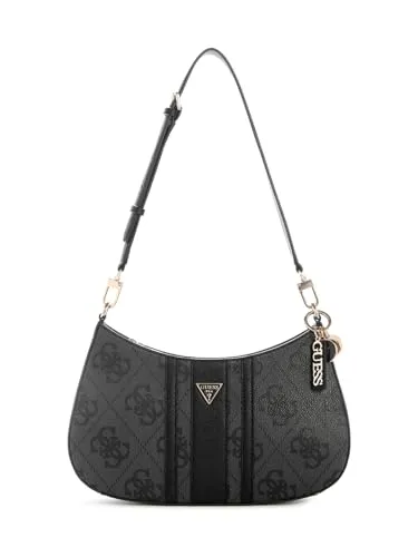 GUESS Noelle II Top Zip Shoulder Bag in schwarz von GUESS