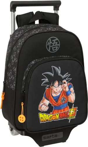Schulrucksack mit Rädern Dragon Ball Combat Schwarz 27 x 33 x 10 cm