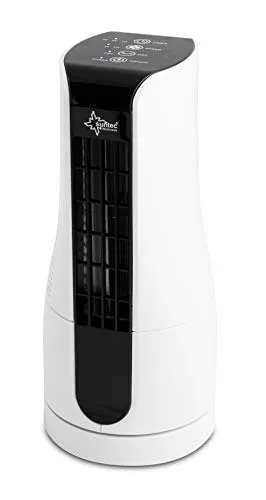 Suntec Tischventilator Coolbreeze Desk 16 W - Platzsparend mit Oszillation - Ventilator für Schreibtische, 2 Ventilationsstufen und leise im Betrieb für angenehme Kühlung ohne Platzbedarf. Ideal für Büro und Zuhause.