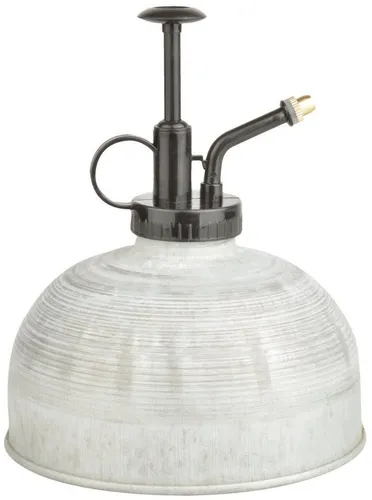 esschert design Zerstäuberflasche Altzink Pflanzensprüher aus verzinktem Karbonstahl und Kunststoff