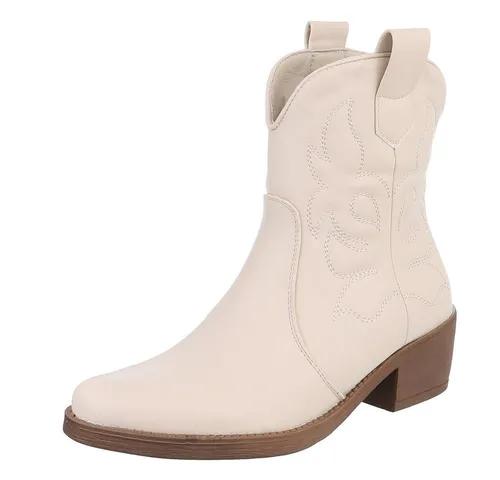 Ital Design Stiefeletten 301-A31P- in Beige, Gr. 37 - Stylische Ital Design Stiefeletten aus Kunstleder, ideal für den Alltag. Die bequeme Passform und das trendige Design machen sie zum perfekten Begleiter für jede Gelegenheit! Perfekt für modebewusste Frauen!','category':'Schuhe