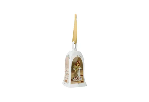 Goebel Jahresglocke 2022 - Festliche Hängedekoration - Christbaum- & Feiertagsschmuck aus hochwertigem Porzellan, ideal für eine festliche Weihnachtsatmosphäre und als Sammlerstück.
