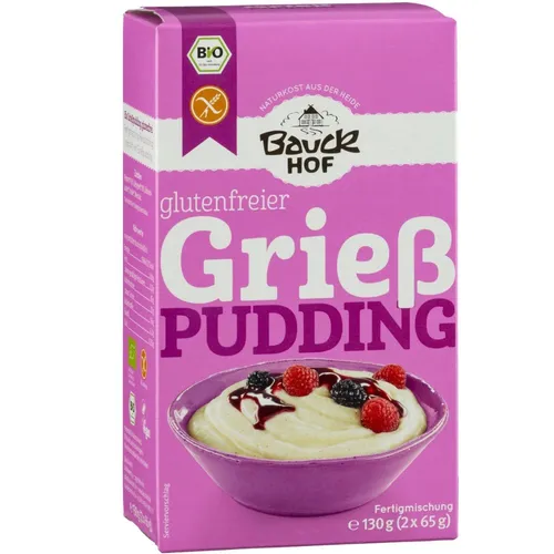 Bauckhof Grießpudding glutenfrei bio 130g