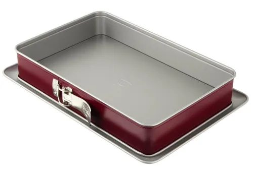 Dr. Oetker Rechteck-Springform 38 x 25 cm BICOLOR - Springform mit zweifarbiger Antihaftbeschichtung für einfaches Entformen und perfekten Backgenuss, ideal für kreative Kuchenideen.
