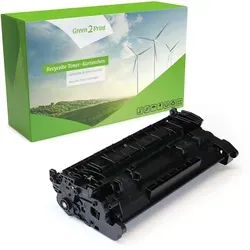 Green2Print Hochleistungstoner schwarz 10000 Seiten - Toner für HP LaserJet Pro und Enterprise, umweltfreundlich mit Recycling, hohe Zuverlässigkeit und spezielle Reinigung für beste Druckqualität.