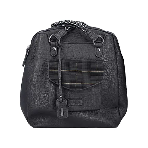 Rieker Damen H1036 Umhängetasche - Damen-Rucksackhandtaschen mit stilvollem Synthetik-Obermaterial und praktischem Innenraum für den Alltag.