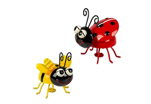 formano Gartenfigur 2er Set Käfer und Biene mit Magnetfuß von formano