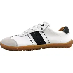 Koel Ila Damenschuhe Schnürschuhe Sportive Weiß - Freizeit - Sportlicher Schnürer in offwhite/black, ideal für den Alltag. Bequem mit flachem Absatz und hochwertigem Leder, perfekt für einen entspannten Look.