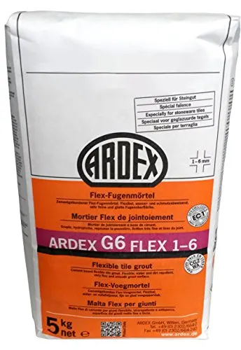 ARDEX G6 Flex-Fugenmörtel 1-6mm 5kg, Farbe 