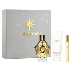 Paco Rabanne Million Gold For Her Eau de Parfum Set 90ml - Elegantes Geschenkset mit 90ml Eau de Parfum und 10ml Spray sowie einer Body Lotion, ideal für besondere Anlässe und luxuriöse Pflege.