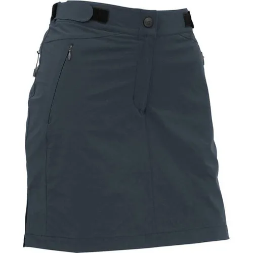 RENNER XXL Maul Kristallkopf Damen Trekking Hosenrock, Navy, Größe 48 - Outdoor Shorts für Damen mit integrierter Innenhose für optimalen Komfort und Bewegungsfreiheit beim Trekking.
