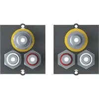 Custom Modul 1x Video + Cinch Stereo BVM-1 schwarz