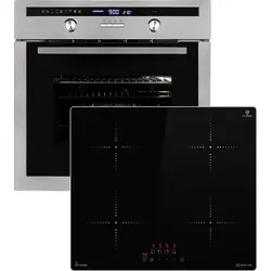 KKT KOLBE Autarkes Herdset: Einbaubackofen EB8013ED & Induktionskochfeld IH85900ED