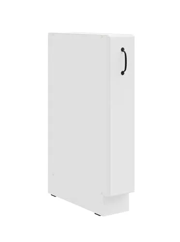 Unterschrank 15 cm Stilo Weiß mit Schrankauszug in weiß von Küchenpreisbombe