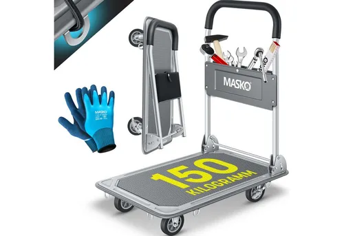 MASKO® Plattformwagen in grau von Masko