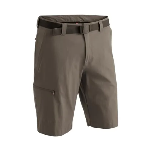 Maier Sports Huang Kurze Herren Wanderhose - Wasserabweisende Bermuda für Trekking und Hiking, bietet hohen Tragekomfort durch elastisches mSTRETCH Pro 4 und schnelltrocknende Dryprotec Technologie.