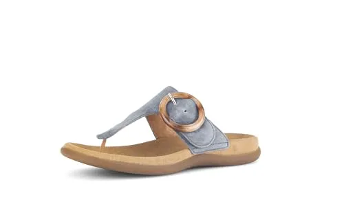 Gabor Damen Pantoletten - Bequeme Slipper für den Sommer - Pantoletten für Damen, ideal für Garten und Freizeit, mit beständigem Rauleder und komfortablem Klettverschluss für perfekten Halt.
