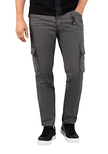 Timezone Herren Regular BenTZ Freizeithose, Charcoal Grey, 34/36 - Wanderhosen für Herren, bequem und vielseitig einsetzbar, ideal für Freizeit und Outdoor-Aktivitäten.