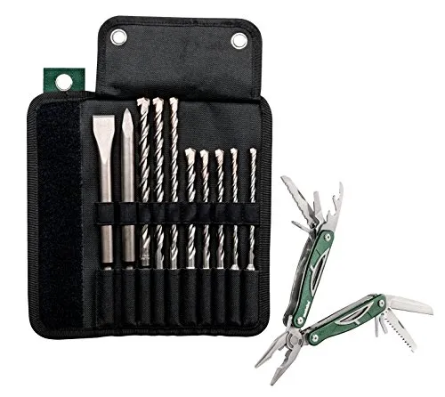 Metabo SDS Plus Pro 4 Bohrer- Meißel SET 10-teilig + Multitool 631690000 - Bohraufsätze, 10-teiliges Set für vielseitige Anwendungen, ideal für professionelle Handwerker und DIY-Enthusiasten.