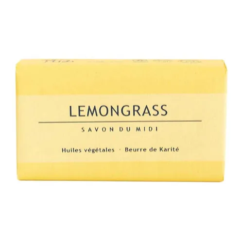 Savon du Midi Handseife Seife mit Karitébutter - Lemongrass in Papierverpackung 100g