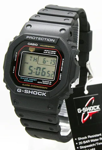 Casio Watch DW-5600RL-1ER - Armbanduhren für Herren – Robuste G-SHOCK Digitaluhr mit vielseitigen Funktionen wie Alarm, Stoppuhr und 20 bar wasserdicht. Ideal für Abenteuer und den Alltag.