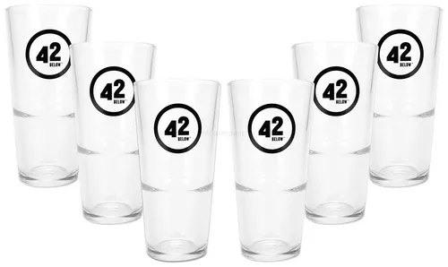Bel Gläser-Set 42 Below Vodka Cocktail Longdrink Glas Gläser Set - 6x Longdrinkglä
