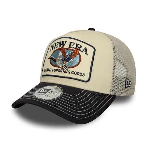New Era Trucker Cap Animal Patch beige|blau