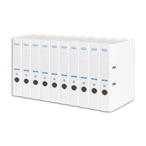 ELBA Aktenordner A4 smart top 50mm - Ordner für ca. 280 DIN A4-Blätter, mit formstabiler Spezialpappe und auswechselbarem Rückenschild. Ideal für effiziente Organisation im Büro.