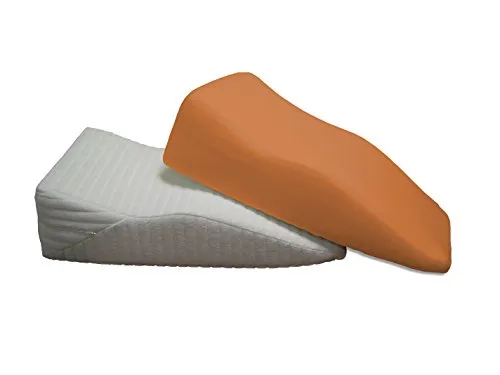 Dukal | Bezug für Beinruhekissen/Venenkissen | Maße: 40x70 cm | aus hochwertigem DOPPEL-Jersey | 100% Baumwolle | Farbe: apricot