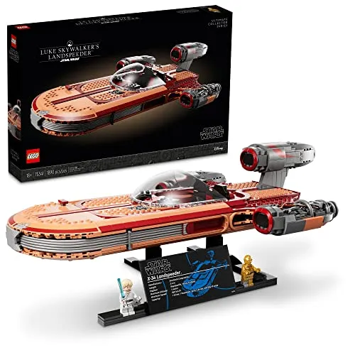 LEGO Star Wars 75341 Luke Skywalker's Landspeeder - Erleben Sie die Star Wars Saga mit dem LEGO Landspeeder (75341). Enthält Luke Skywalker und C-3PO, ideal für kreative Bauprojekte und als Sammlerstück. Perfekt für Star Wars-Fans und Liebhaber von Baukästen.
