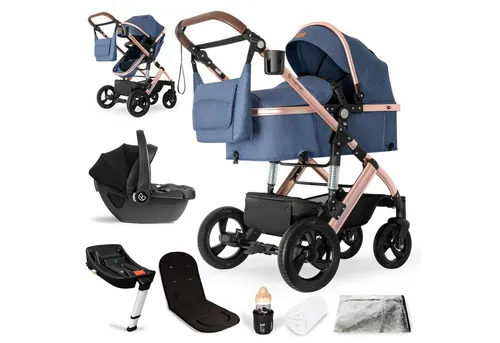 Kinderwagen Blau von Bergsteiger