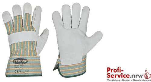 Paar GR. 10.5  Rindspaltlederhandschuhe Arbeitshandschuhe *HK/TOP* STRONGHAND® 1