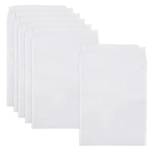 UMCHU 6 Stück 100 Maschenweite Nylon Nussmilchbeutel,feinmaschiges Passiertuch Filtertuch waschbar,für Nussmilch Obstsaft Gemüsesaft(24 * 36cm)
