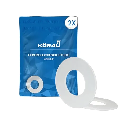 kör4u Heberglockendichtung, Gummidichtring 63x32mm, Dichtung für Spülkästen, passend für Geberit (2)