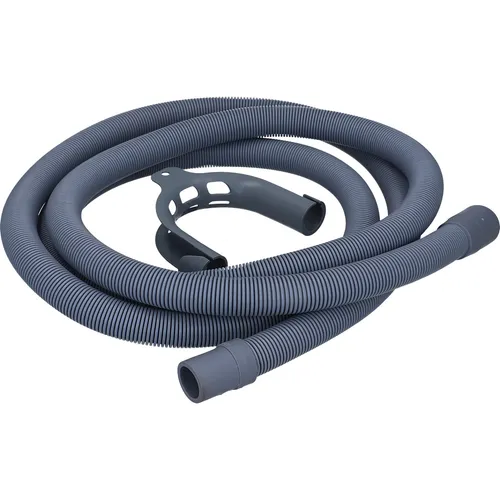 Ablaufschlauch gerade/gerade 19/21mmØ 2,5m für Waschmaschine Geschirrspüler