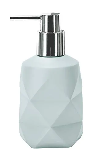 Kleine Wolke 8430649854 Seifenspender Crackle, Opal, 8 x 17 cm, Polyresin