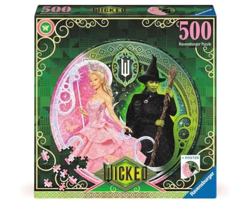 Ravensburger Puzzle 500 Teile - Rundes Circle of Colors Wicked, fördert Kreativität und Konzentration ab 14 Jahren