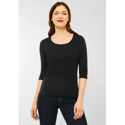 Street One Damen A317588 Basic T-Shirt mit 3/4 Arm von Street One