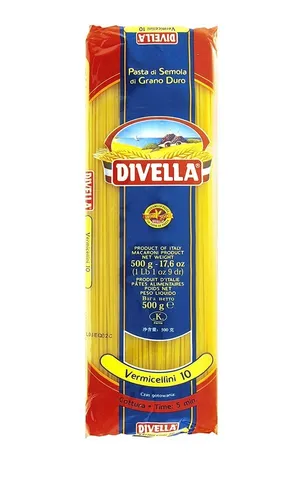 Divella Vermicellini n°10 Hartweizengrieß Pasta Italienische Nudeln 500g